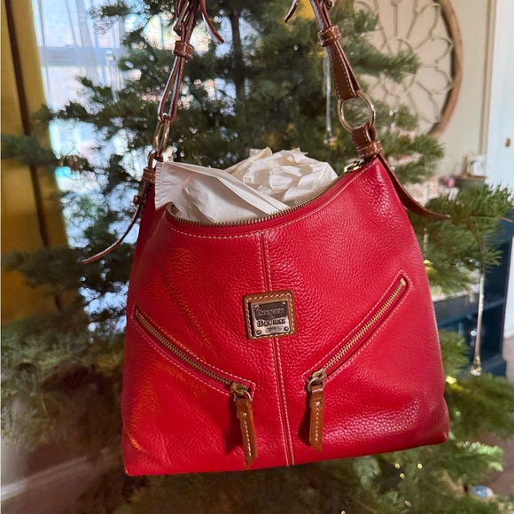 Dooney & Bourke Handbags - Dooney & Bourke Cherry Red Shoulder Bag